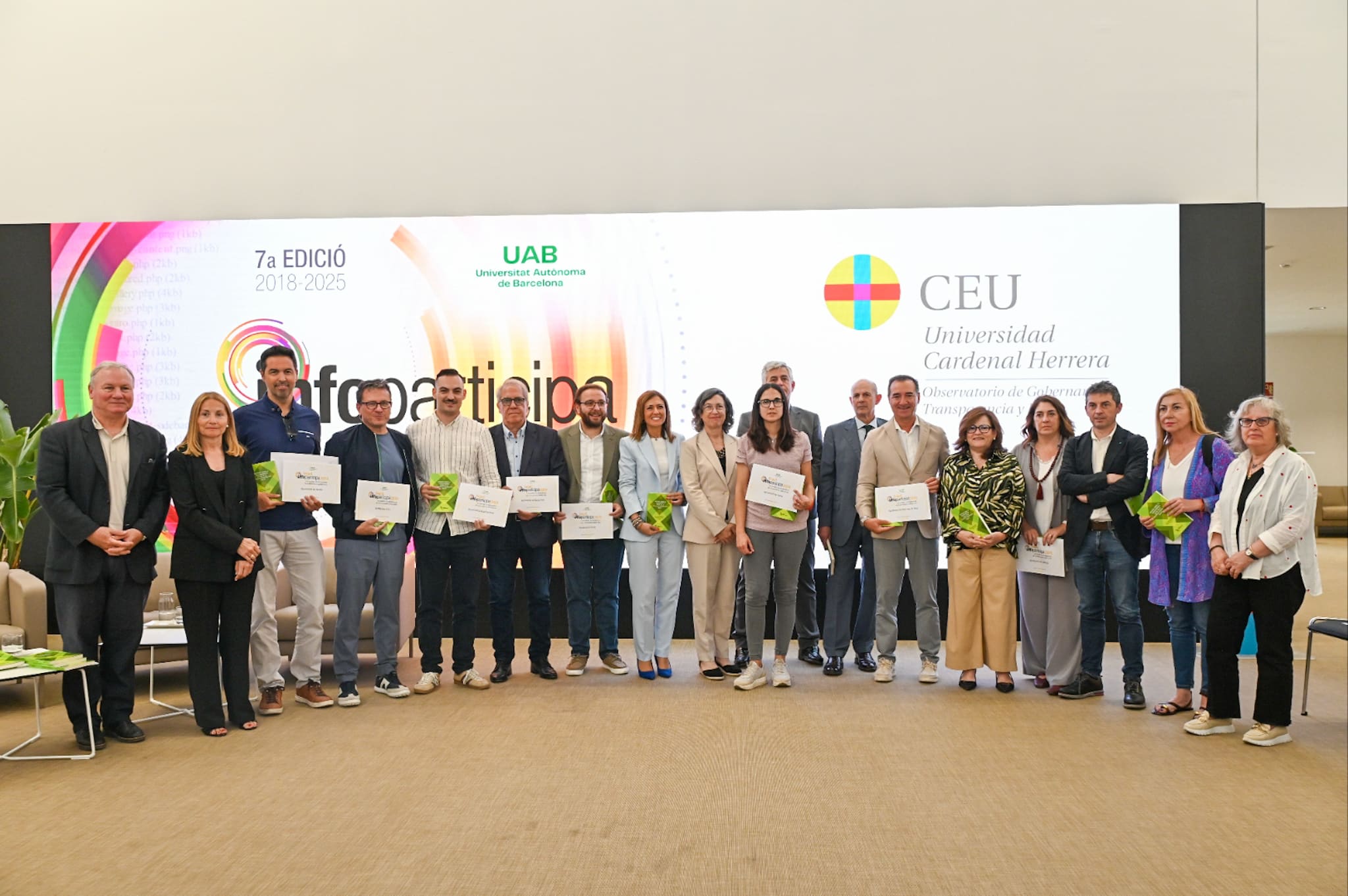 Entrega de los Sellos Infoparticipa 2024 - Universidad CEU Cardenal Herrera (CEU UCH)