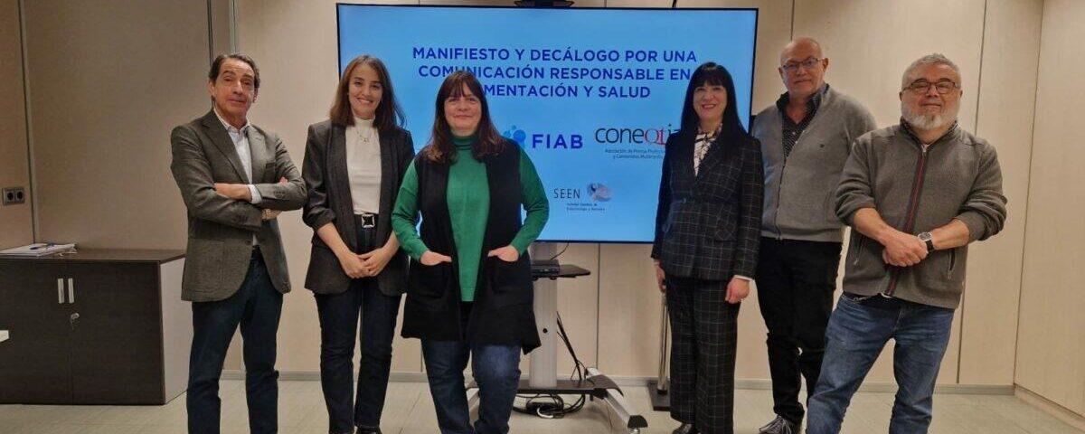 Presentación del Manifiesto y Decálogo por una Comunicación Responsable en Alimentación y Salud, impulsado por la Federación Española de Industrias de Alimentación y Bebidas (FIAB) y la Asociación Nacional de Informadores de Salud (ANIS)