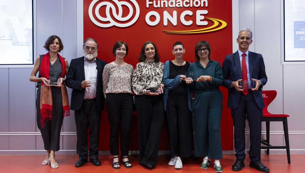 Entrega del galardón a Atresmedia en la sede de Fundación ONCE en Madrid